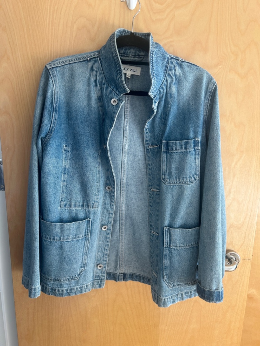 Alex Mill Brit Work Jacket - Denim - M - Picture 2 of 5